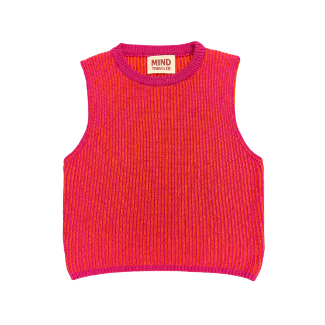 Weste "RITA" rosa/orange