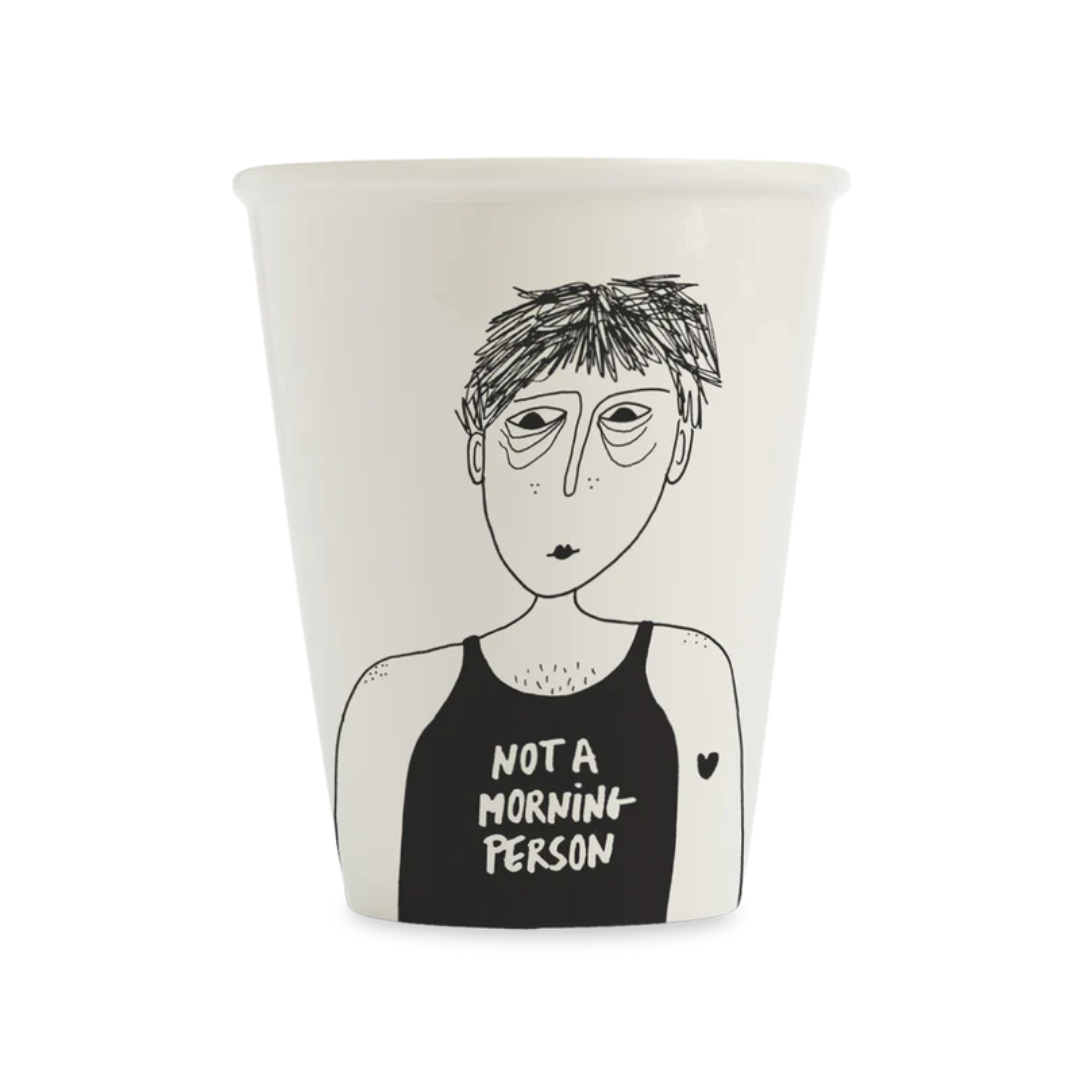 Tasse "not a morning person"