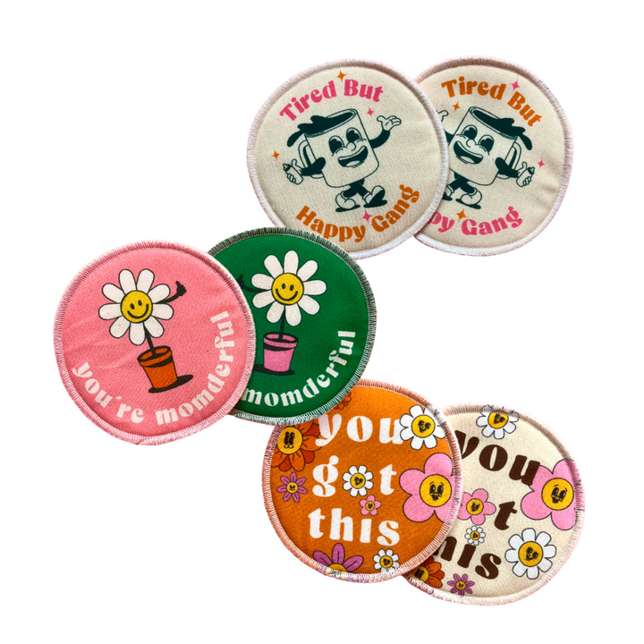 Waschbare Stilleinlagen 3er Set - Moodboost
