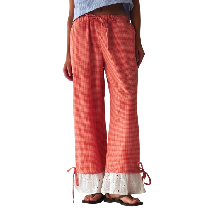 Hose Claudia Vichy Orange