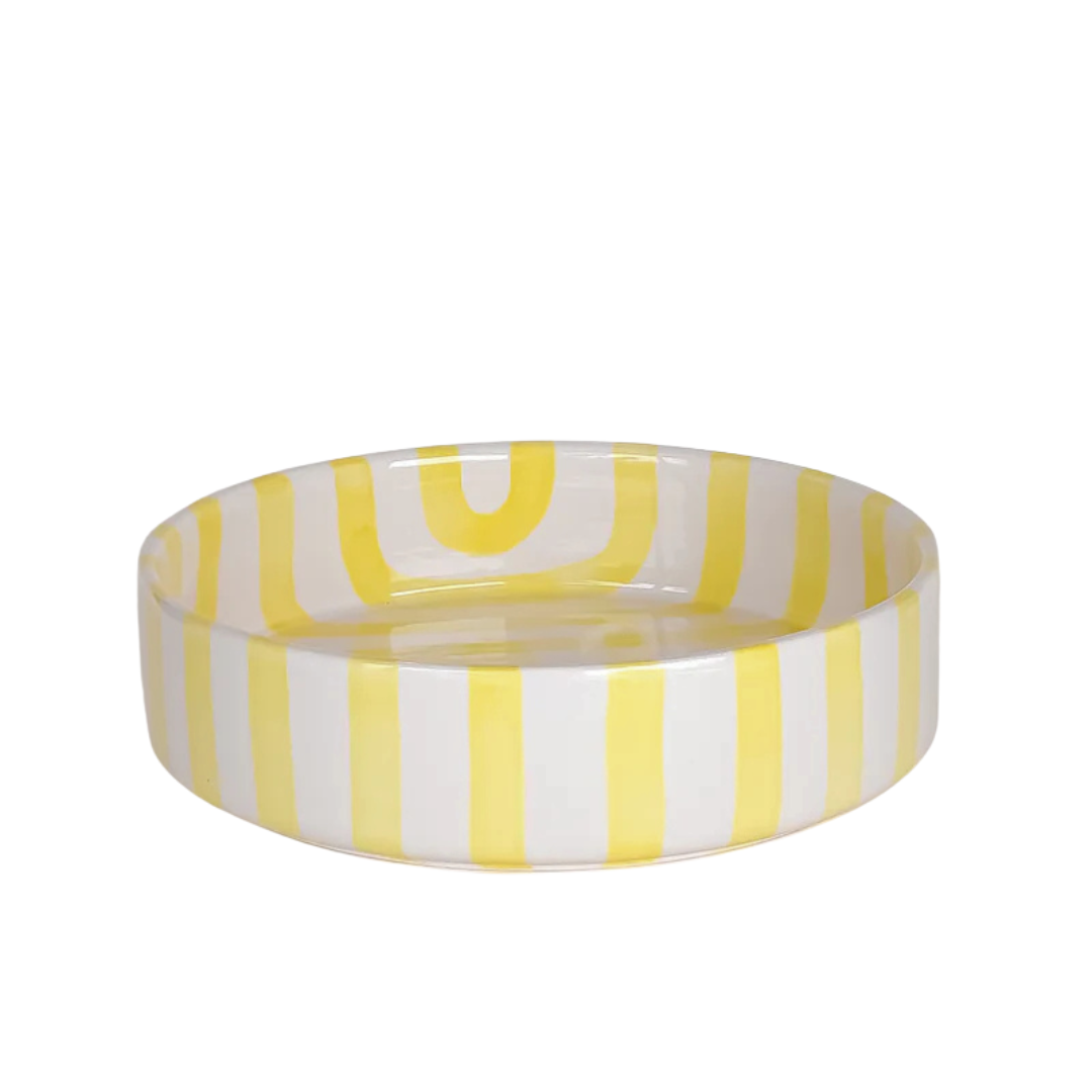 Keramikschale 22,5 cm – Große Salat- & Servierschale