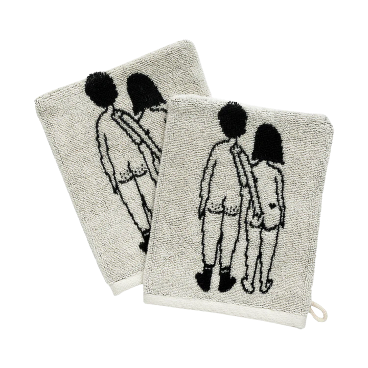 Waschtuch-Set „Naked Couple“