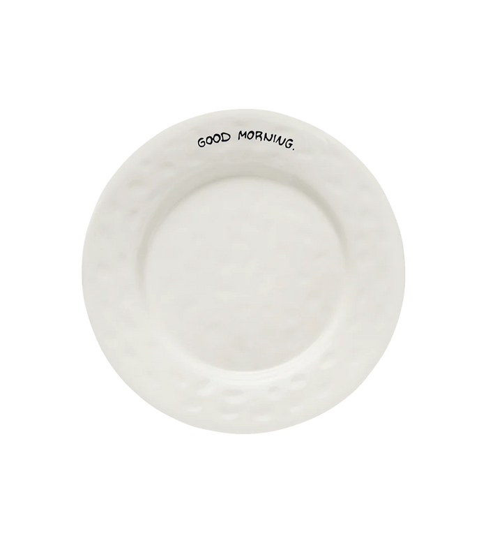Keramikteller "Good Morning"