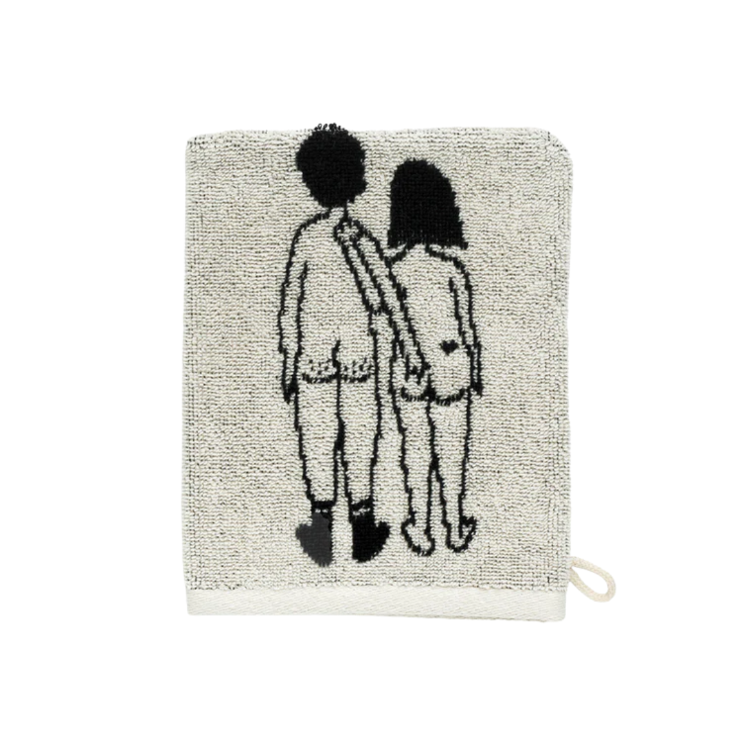 Waschtuch-Set „Naked Couple“