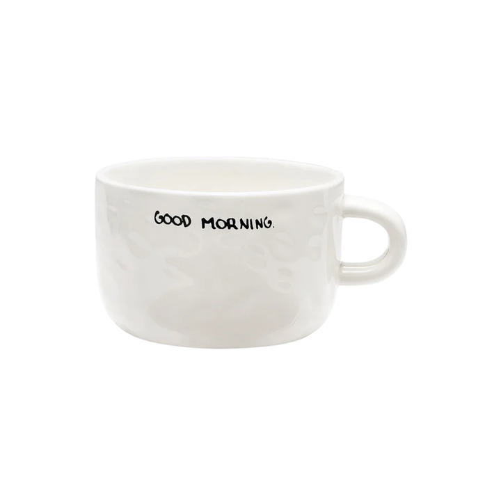 Keramiktasse "Good morning" (handgemacht)