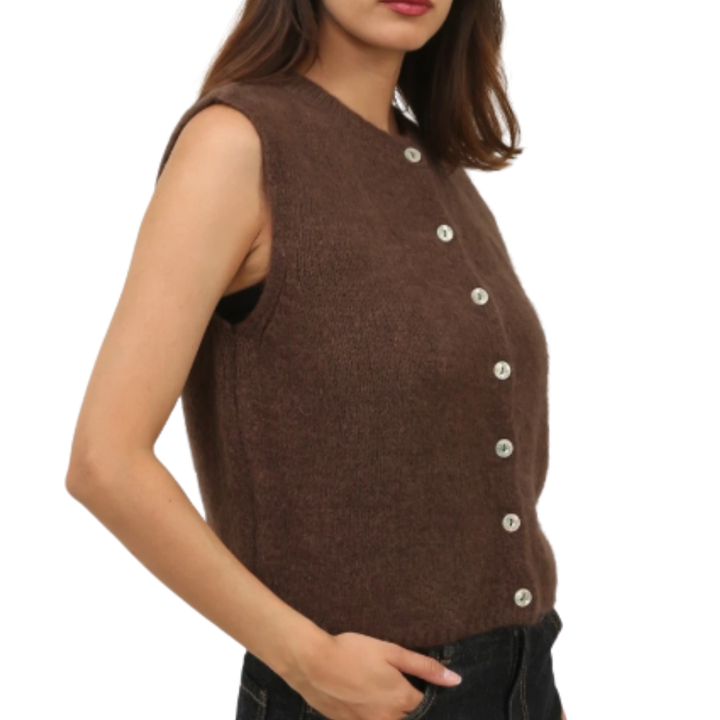 Luna Vest - Kid-Mohair & Wollmix