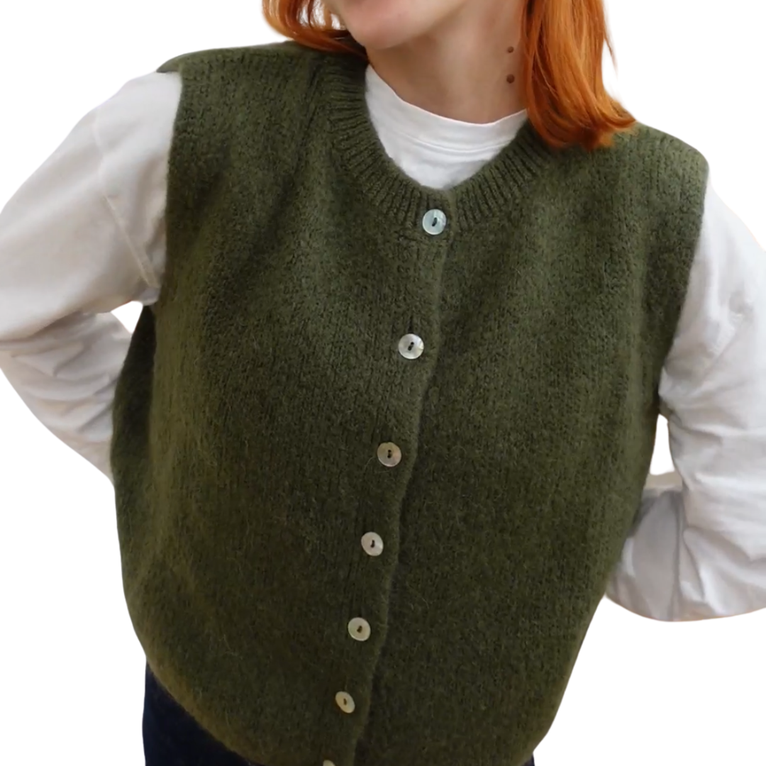 Luna Vest - Kid-Mohair & Wollmix