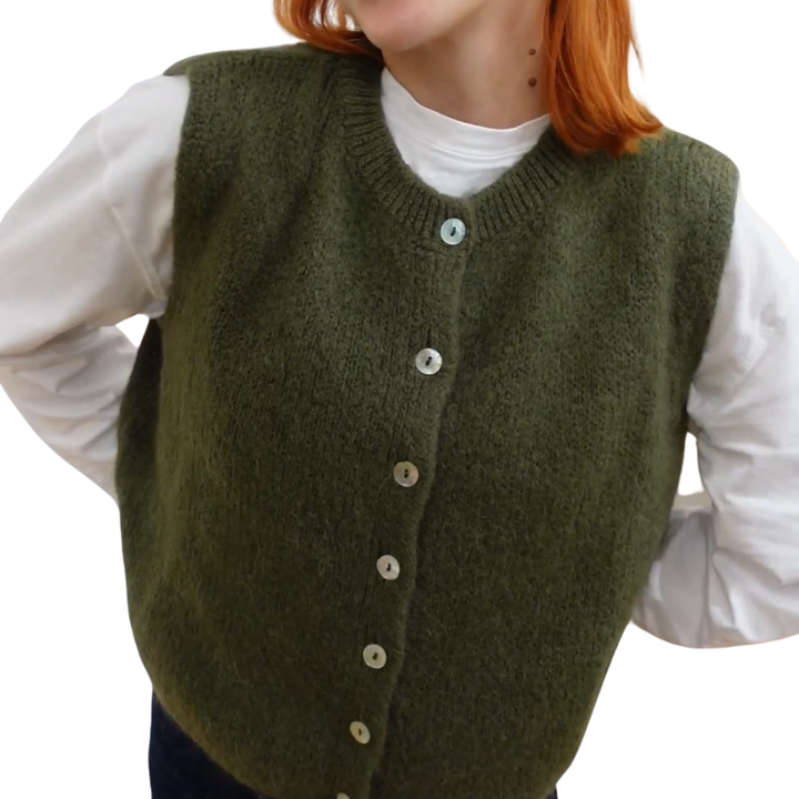 Luna Vest - Kid-Mohair & Wollmix