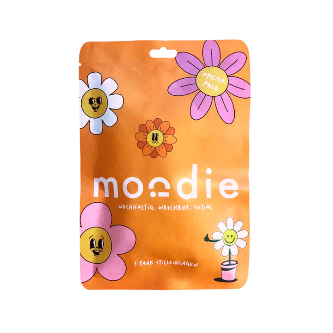 Waschbare Stilleinlagen 3er Set - Moodboost