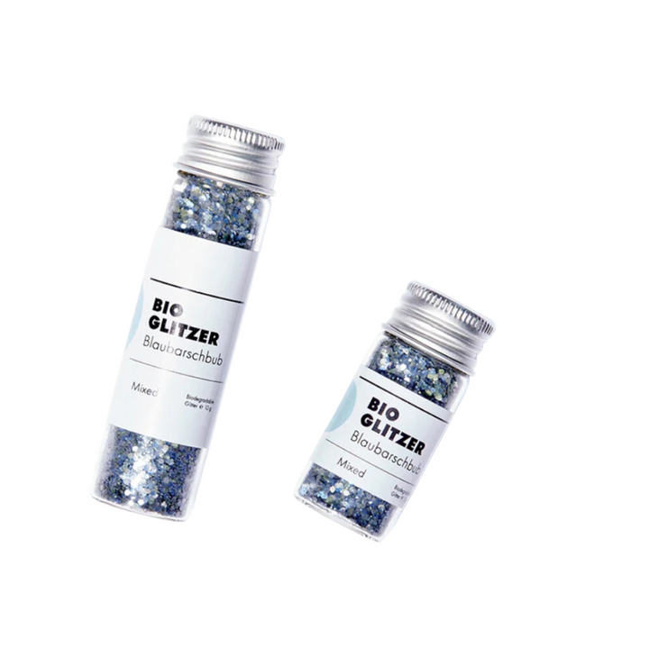 BIOGLITZER Blaubarschbub