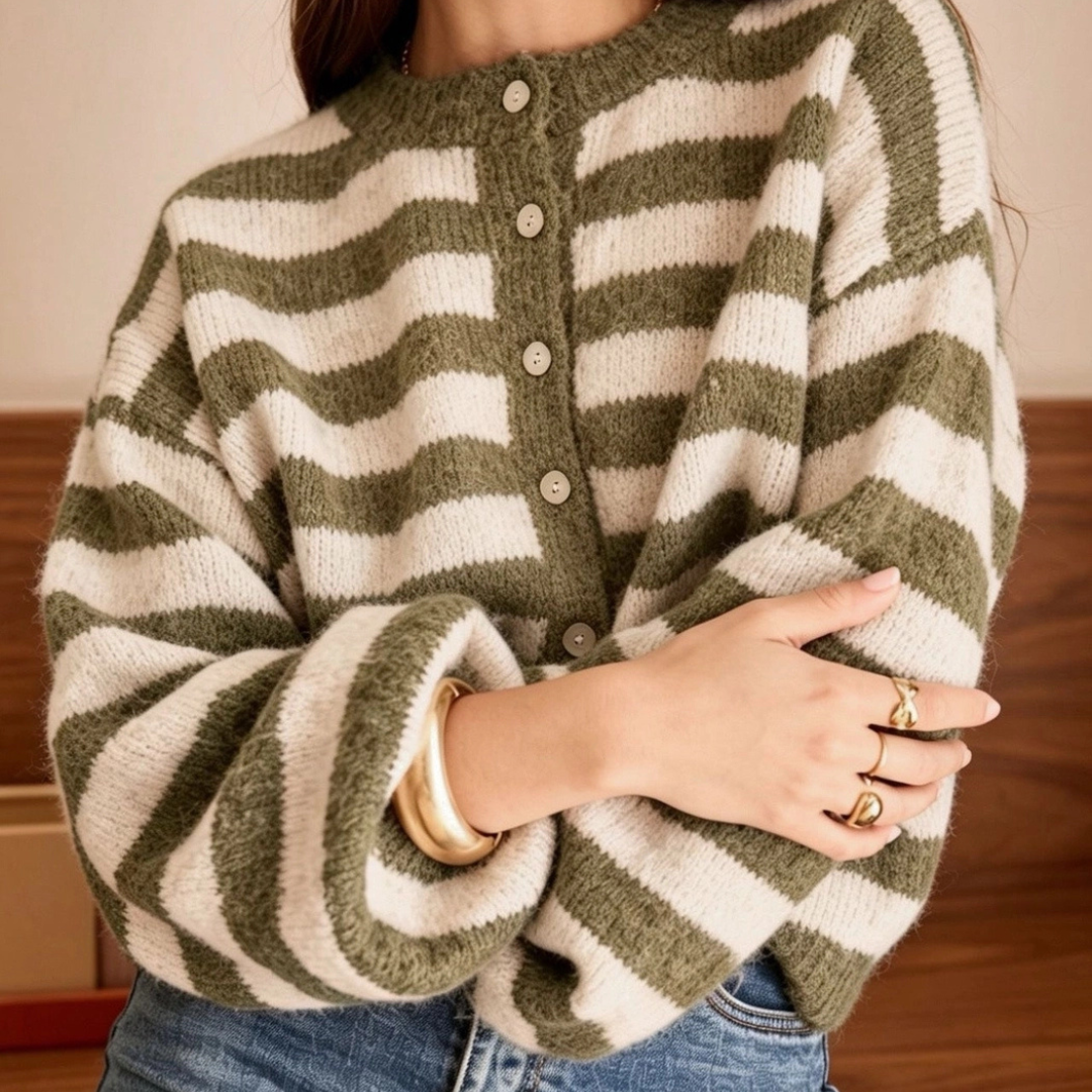 Gestreifter Cardigan