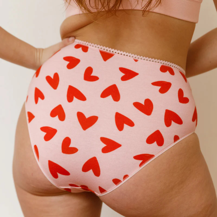 Unterhösschen "Mi Amor Rose" Highwaist