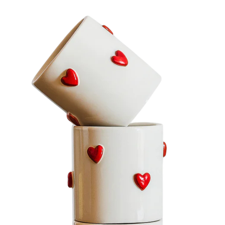 Keramiktasse "HERZCHEN" handgemacht