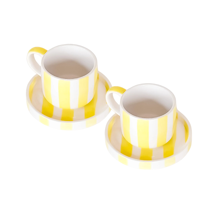 Espressotasse mit Untersetzer