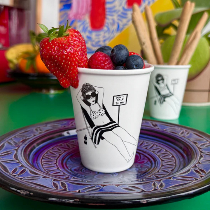 Tasse "Don't talk"