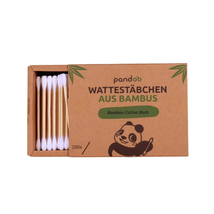 Wattestäbchen aus Bambus