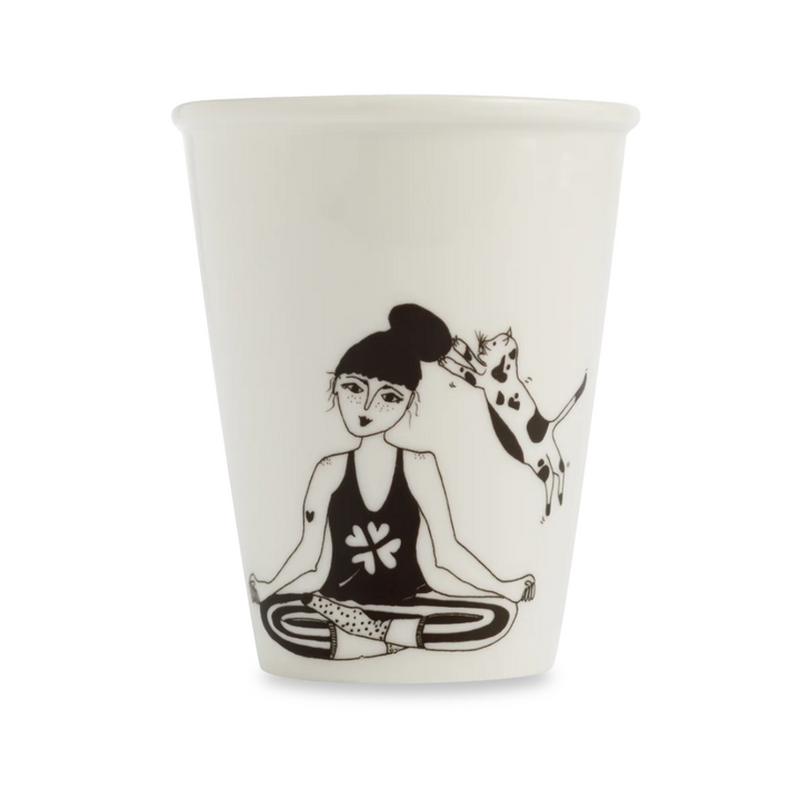 Tasse "zen with cats"