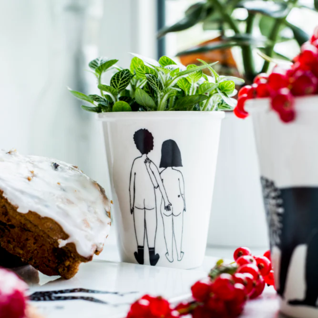 Tasse "naked couple back"