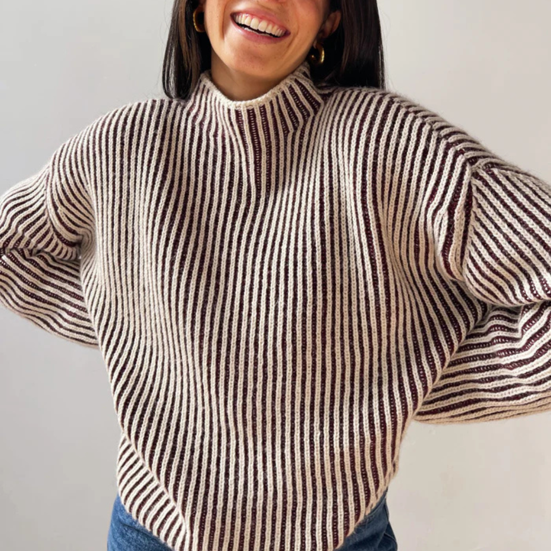 Pullover "RITA BURGUNDY"