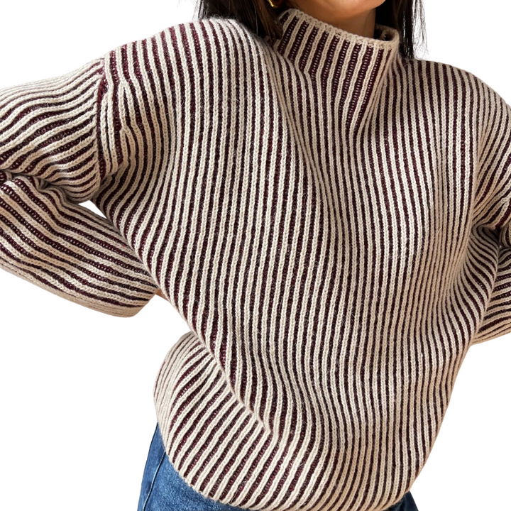 Pullover "RITA BURGUNDY"