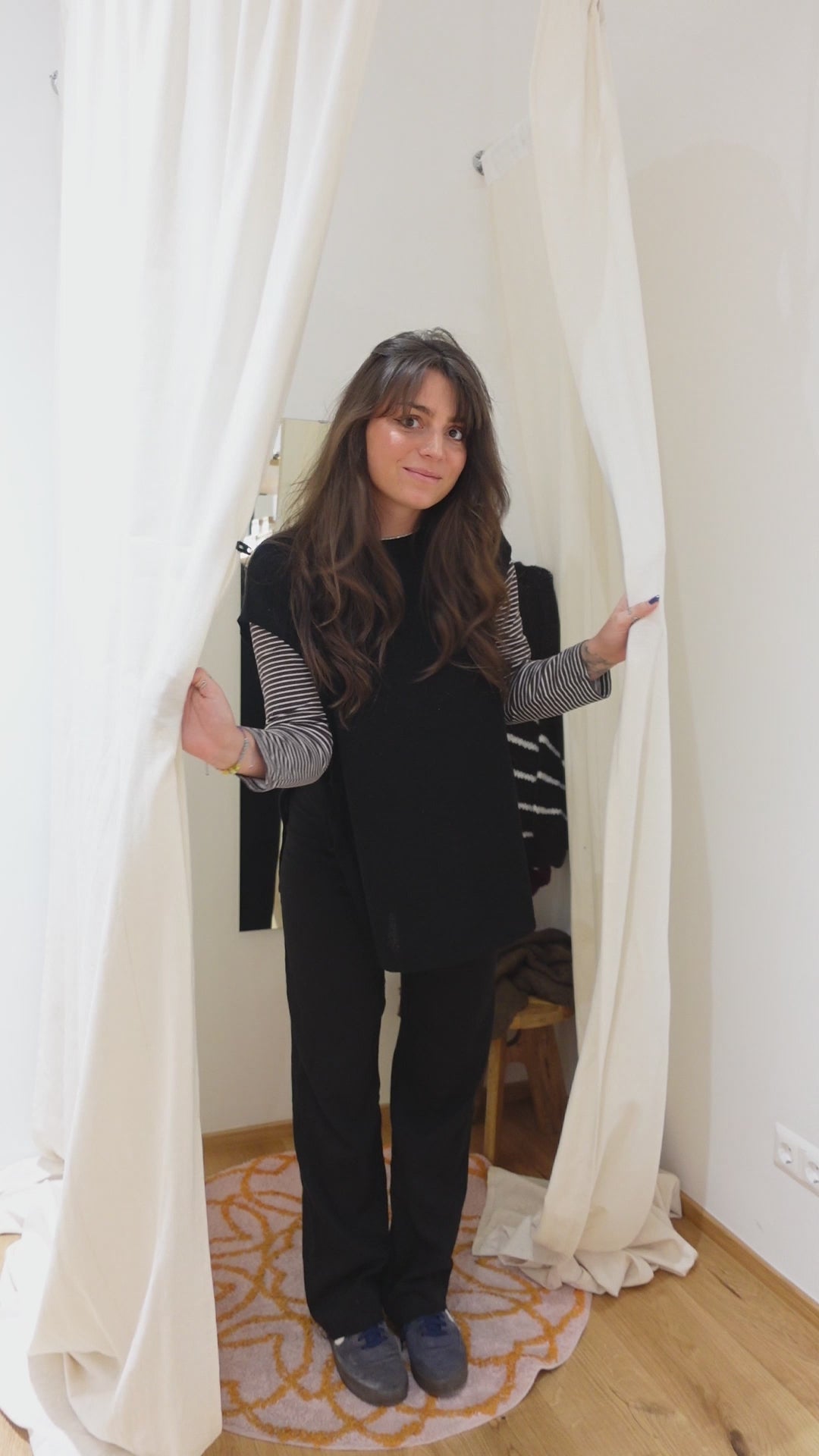 Striped Wool Vest – made in Italy