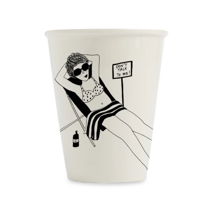 Tasse "Don't talk"